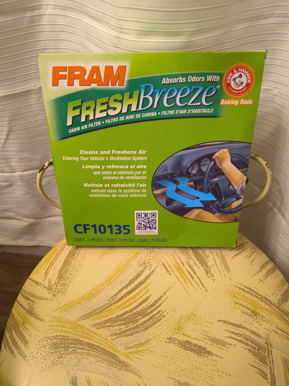 FRAM Fresh Breeze Cabin Air Filter CF10135 - Green
